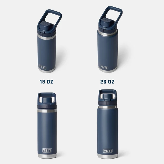 Yeti Rambler 18oz Bottle with Flip Chug Cap Sizes Yeti Rambler 18oz Bottle with Flip Chug Cap Sizes